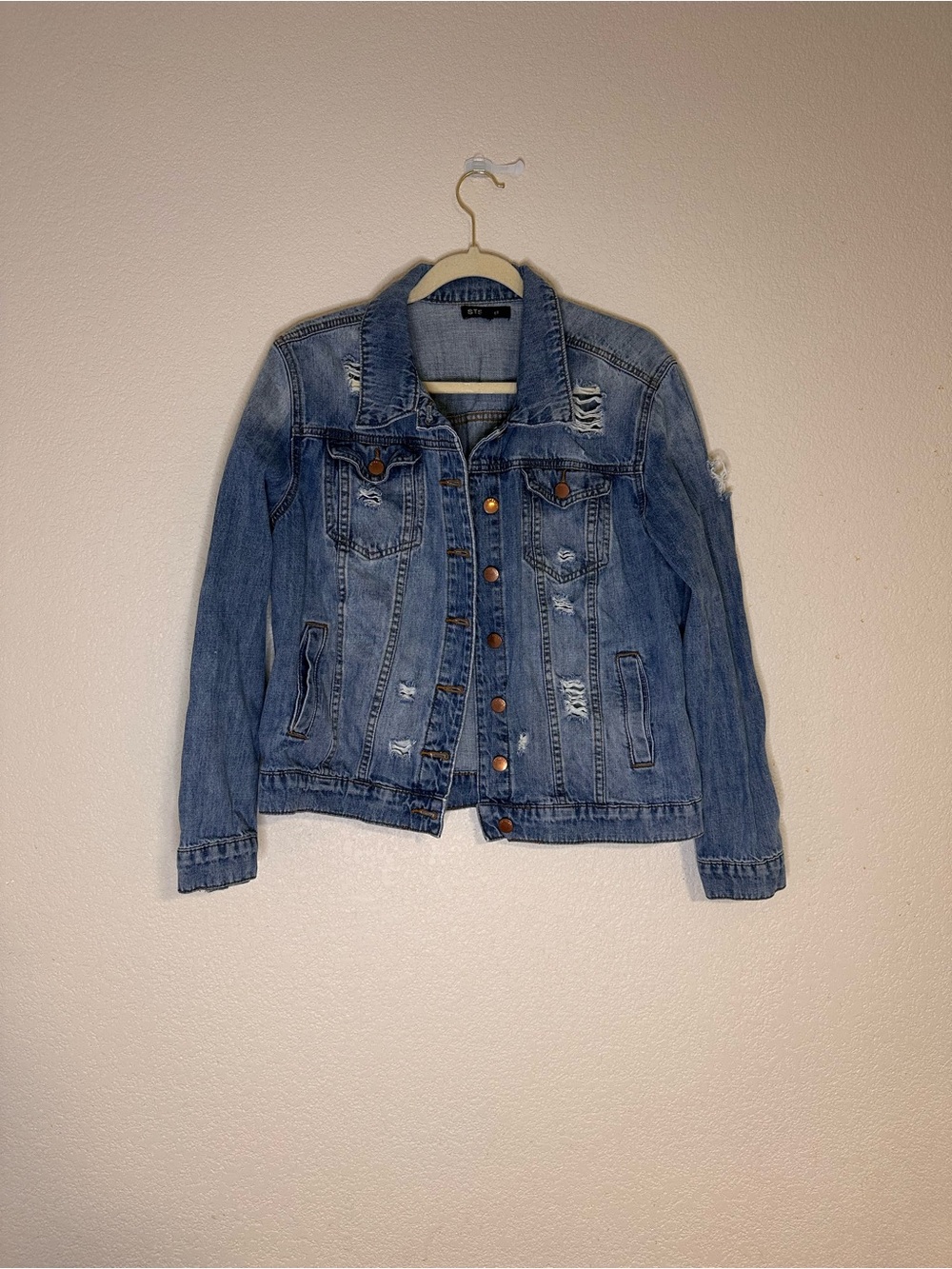 STS Blue Light Wash Denim Jacket